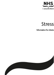 NHS Lanarkshire Booklets - Stress